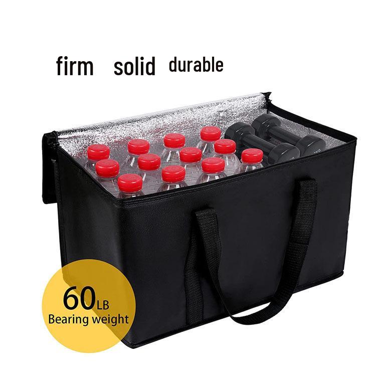 Bestseller transfrontalier: Geantă de picnic pliabilă izolată de mare capacitate pentru camping în aer liber și conservarea prospețimii