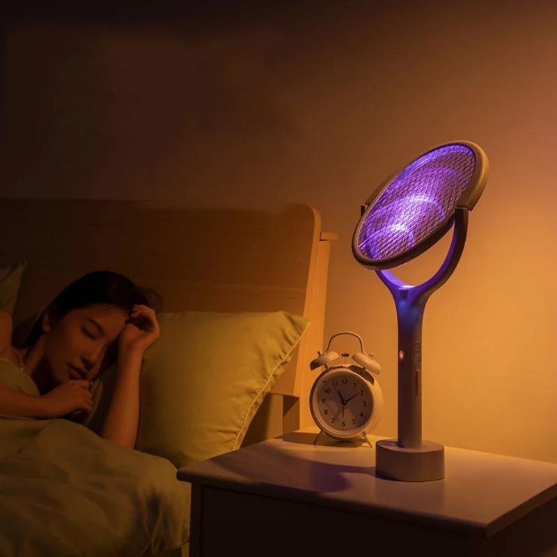 Mosquito Killer Racket Lamp USB Charging Bug Zapper Garden Insect Killer Repellent Electric Shock Electric Mosquitoes Swatter