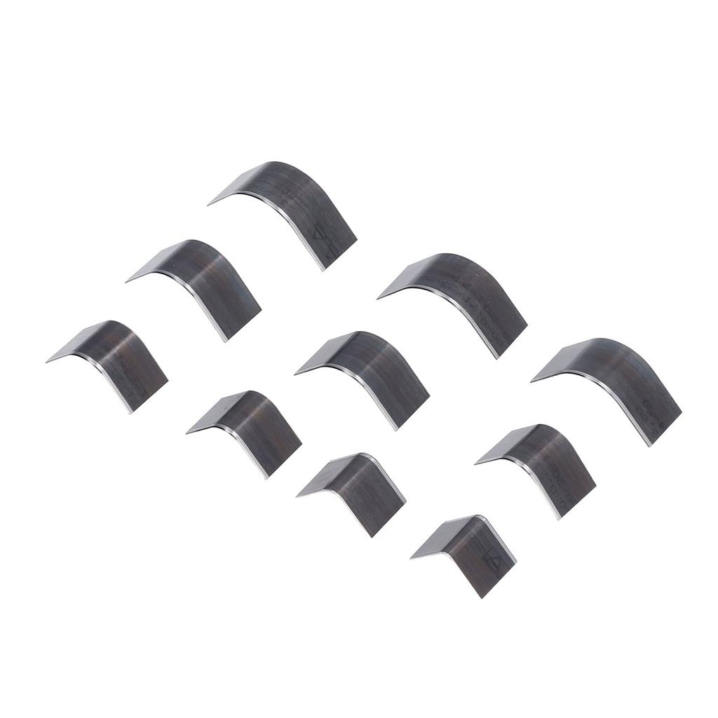 10Pcs Leather Cutter Shape Punch Edge Trimmer Craft Tool Set Kit for Cardboard Rubber