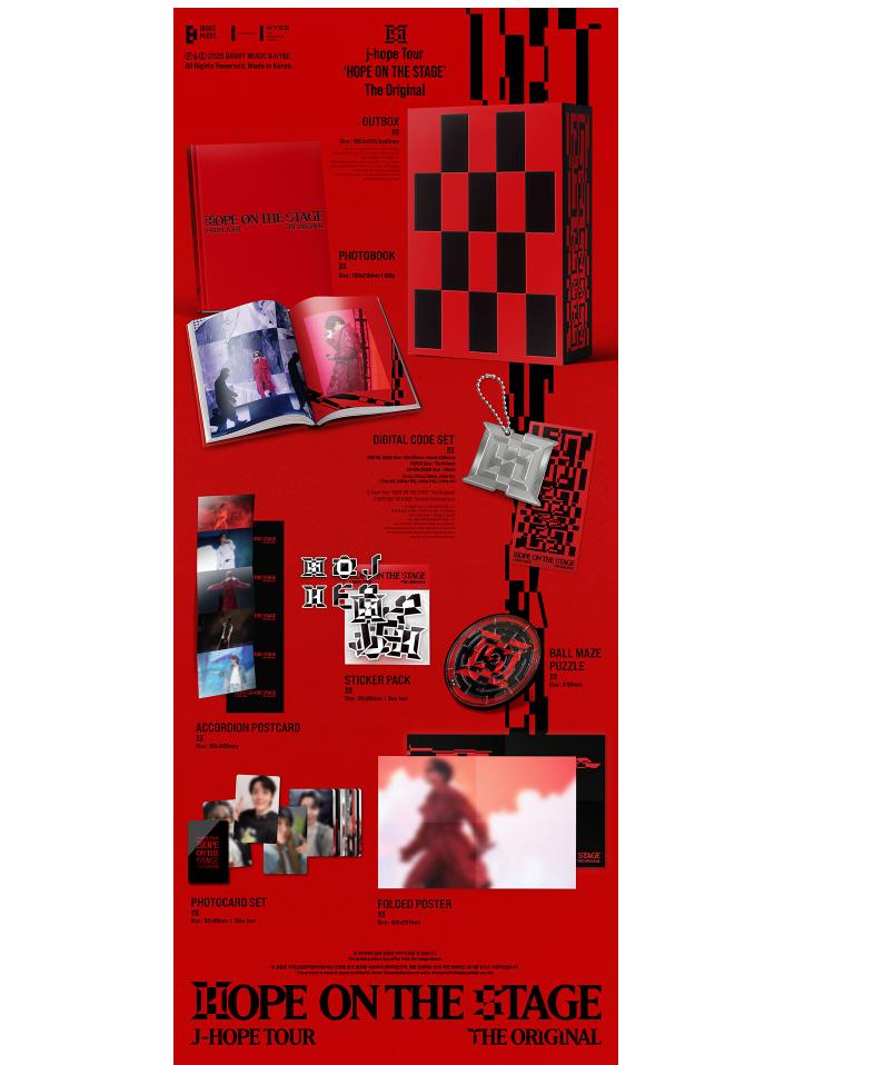 [Preorder] [Set][MD] J-Hope - HOPE MESSAGE CARD SET + Tour ‘HOPE ON THE STAGE’ The Original