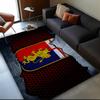 1PC Rug Lion Shield Genoa Carpet, Chair Rug,Area Rug for Office Bedroom Living Rooms Bedroom, Doormat Decor Christmas Fan Gifts