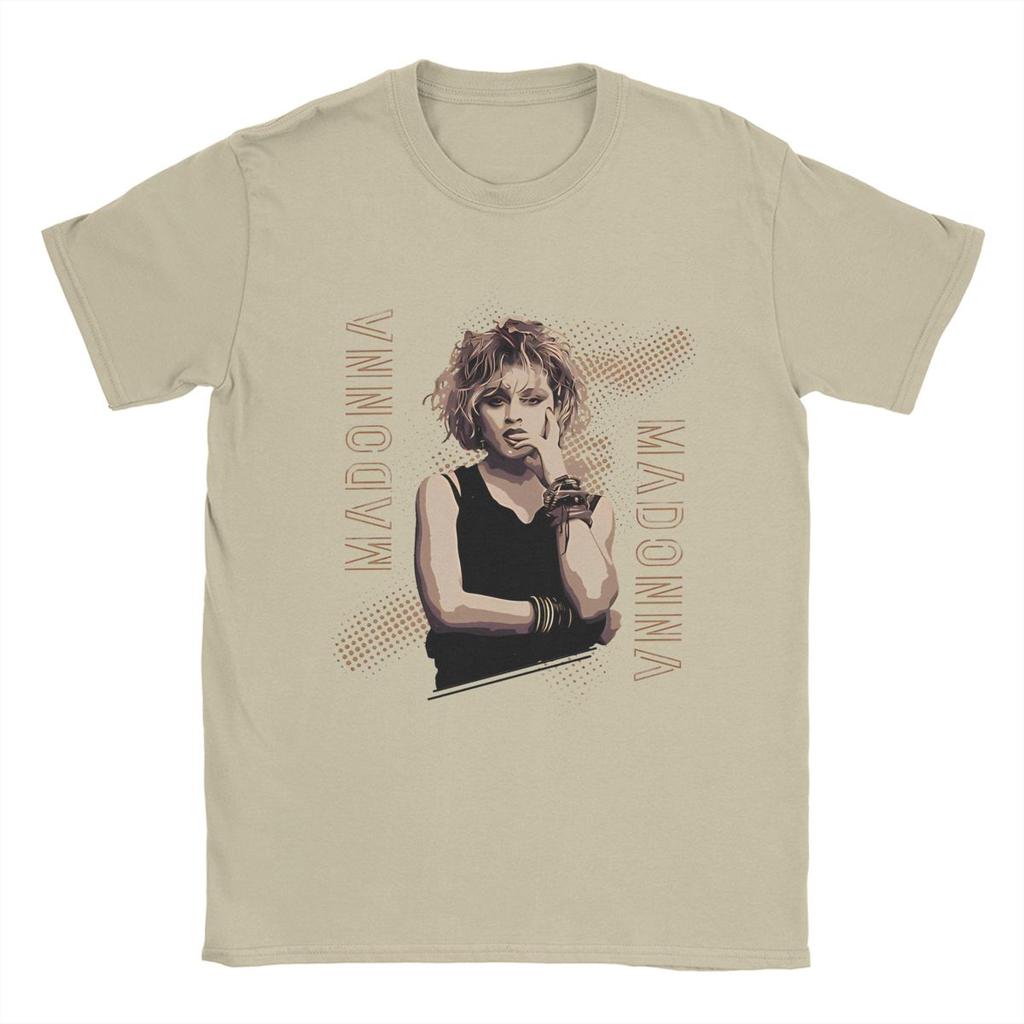 Men Women Madonna Music Vintage Pop Singer T-Shirt Apparel Awesome Summer T Shirts Top Tee Clothes Summer