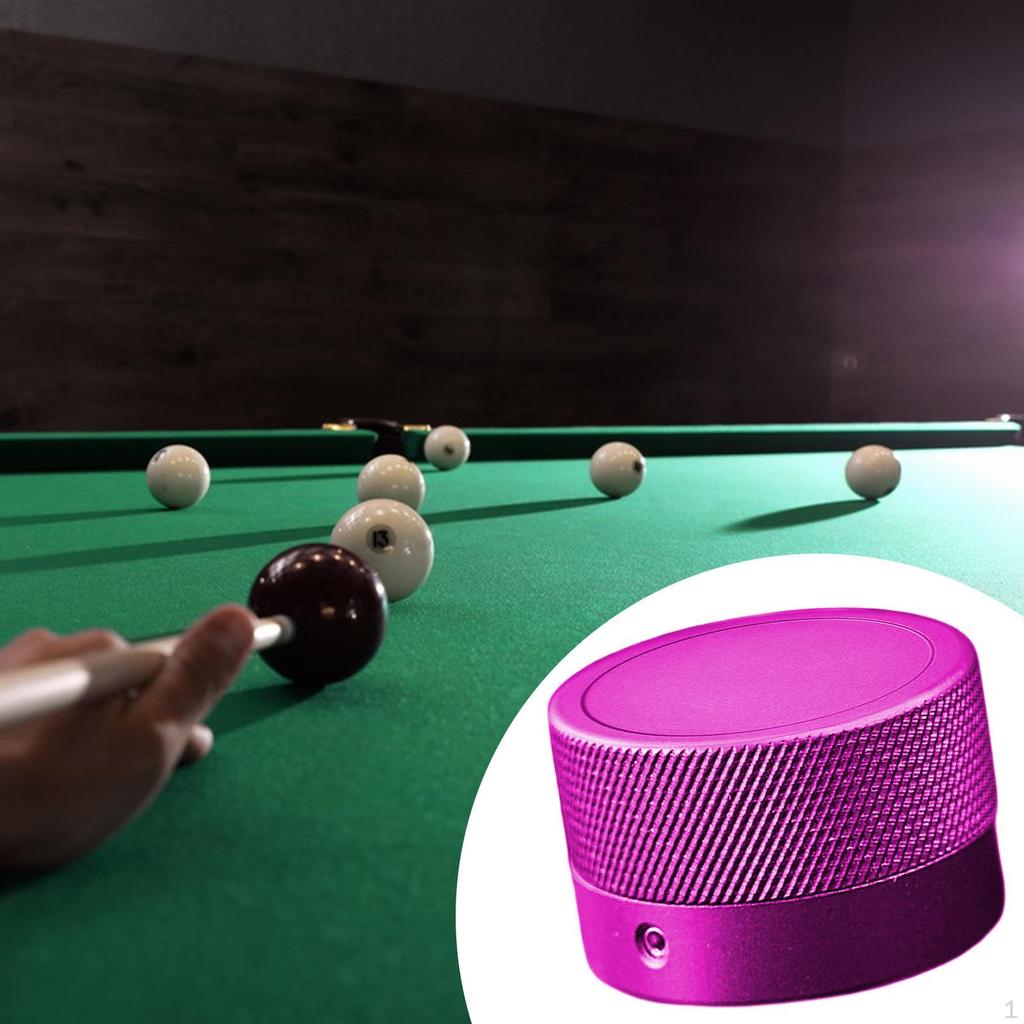 Billiard Chalk Holder Carrying Box Round Screwed Cap Small Organizer Easy to Use Carrier Case Pool
