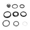 Bike Headset 44-55mm Aluminum Alloy Bike Headset with Sealed Bearings for 28.6mm Straight and Tapered Fork Steering Tube