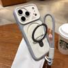 Wrist Strap Metal Ring Bracket For Magsafe Case For iPhone 17 Air 16 15 14 13 12 11 Pro Max Plus Matte Armor Stand Holder Cover