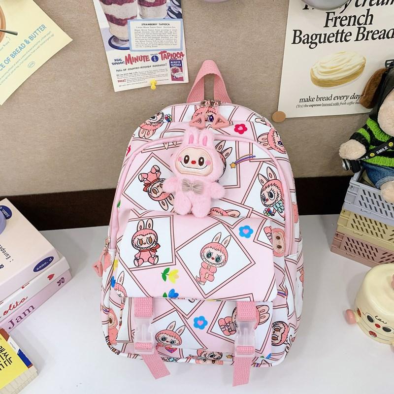 Large Capacity Primary School Schoolbag Cartoon Animation Cute Printed Boys And Girls Backpack Children'S Backpack