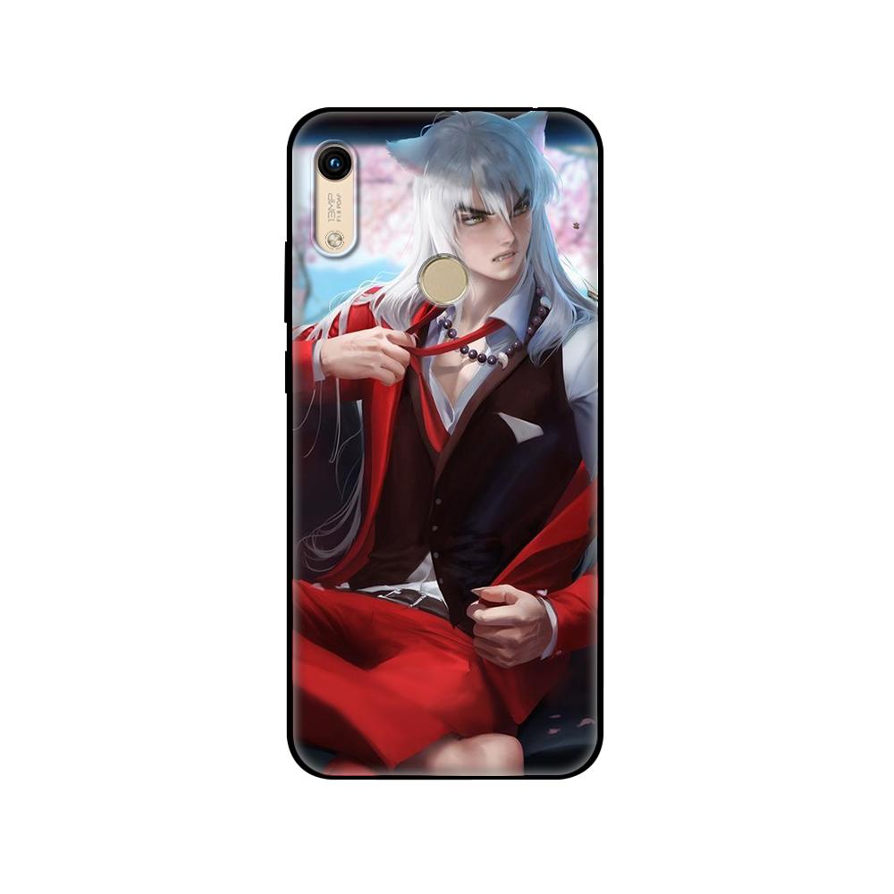 Black tpu Case For Huawei Honor 8a Prime 8s Prime 9 Lite honor 9A 9C 9X Premium 9x Pro 9S Case Cover Inuyasha