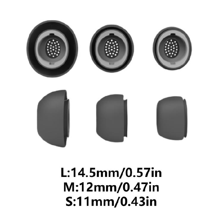 Optimals Comfortable and Stability Silicone Ear Tips for Buds 3Pro, Ear Plug Pack of 3Pairs Earplug S/M/L Earplug