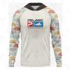 Mens Quick-Dry UV Protection Hooded Fishing Shirt Breathable Long Sleeve Outdoor Sportswear UPF 50