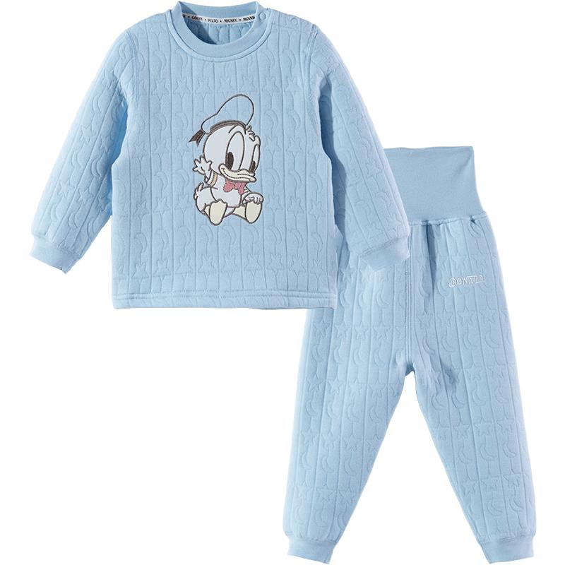Disney Kids' Quilted Warm Pajama Set