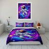 Astronaut Surrounded by Planets. Bedding Sets Duvet Cover Sets Duvet Covers Pillowcases(1*Duvet Cover 2*Pillowcases Without Duvet Insert)