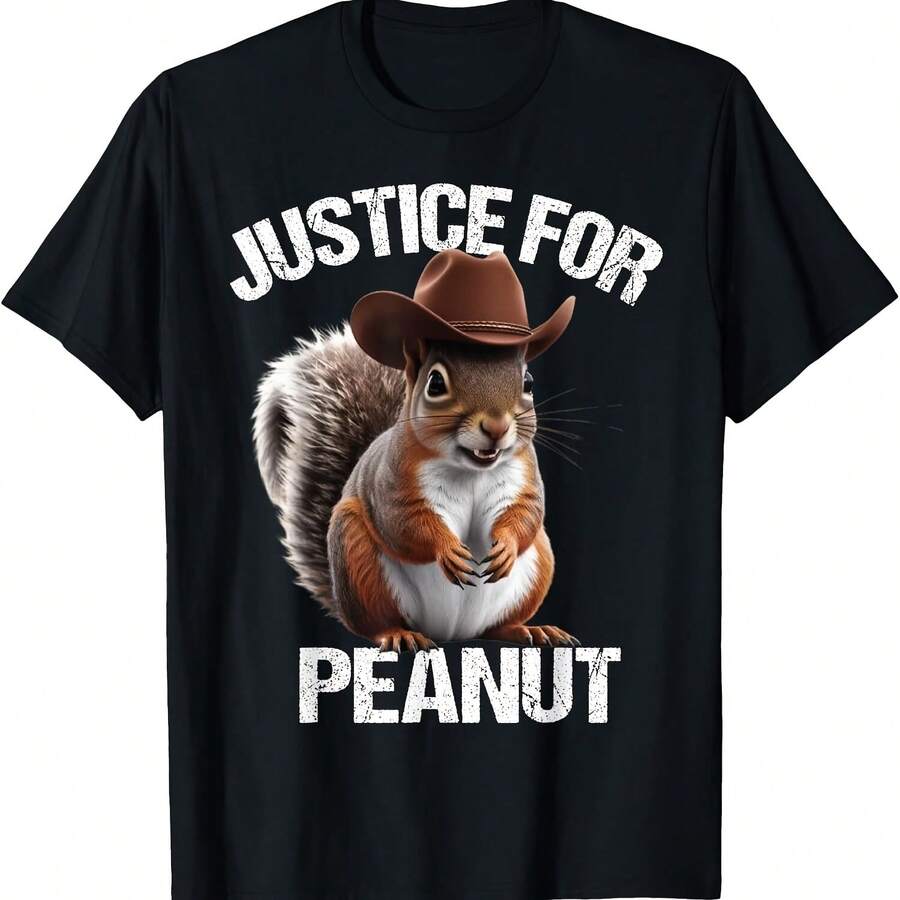 

Fun Animal Lover Tee Cute Squirrel Design for All Ages S