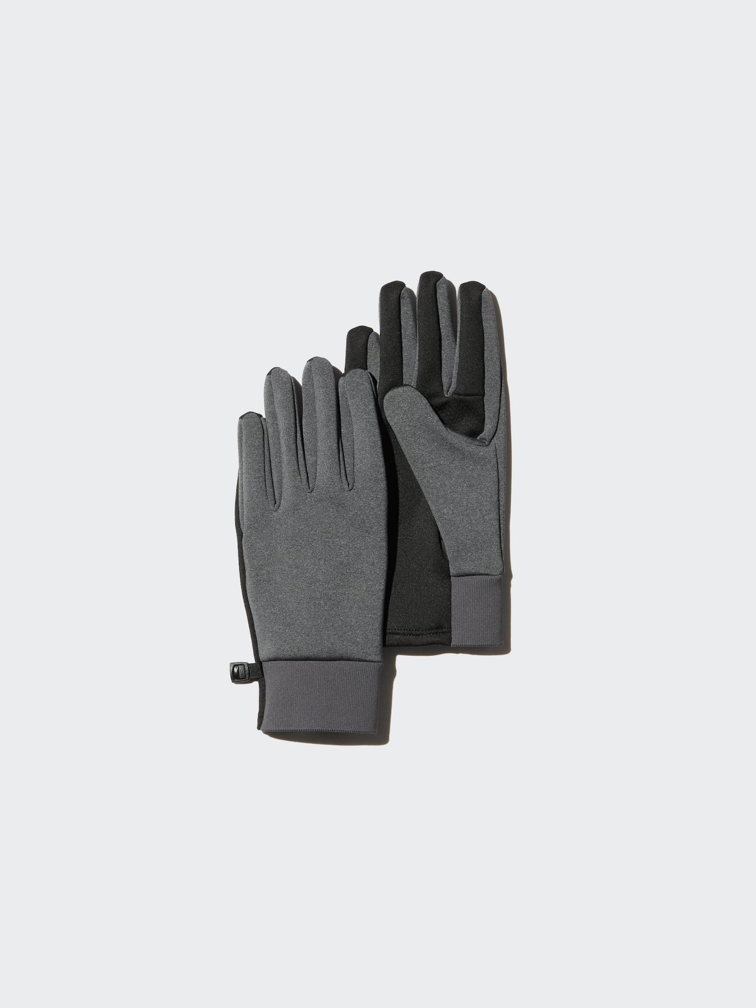 

Uniqlo Перчатки с подкладкой Heattech Стрейч 08 DARK GRAY/M