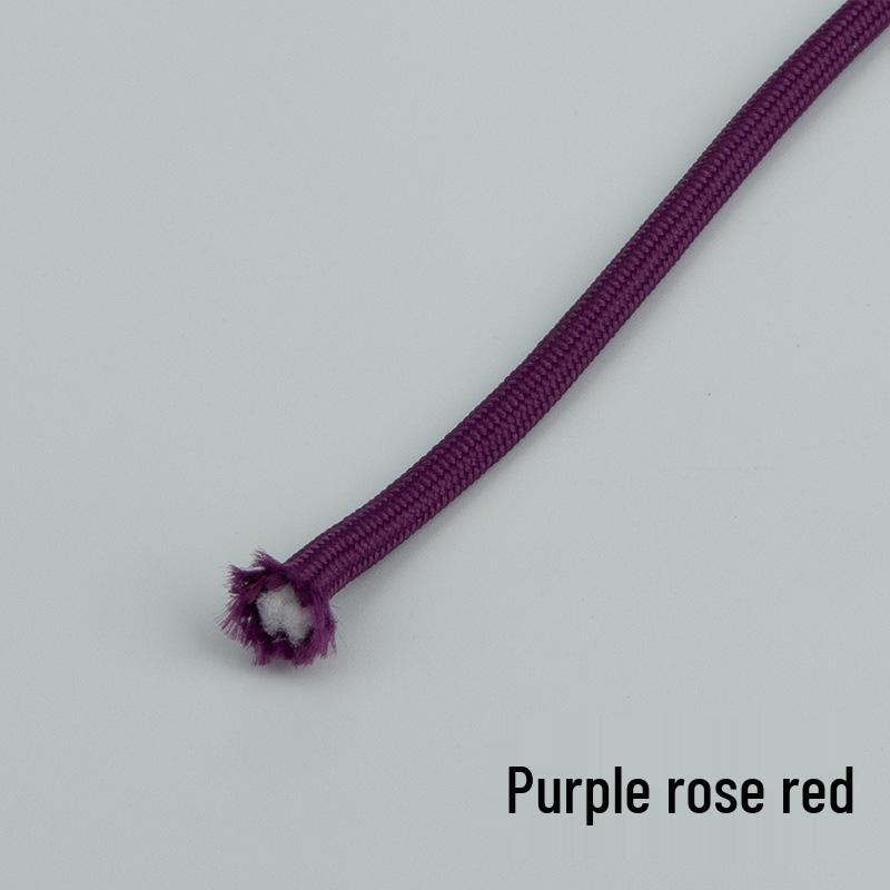 5mm Thick Colored Round Polyester Core Rope - Wear-Resistant for Binding, DIY Weaving, Clothing Waistbands, Hats, or Pants.