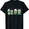 St Patrick's Day Coffee Lover Lucky Latte Irish Shamrock T-Shirt