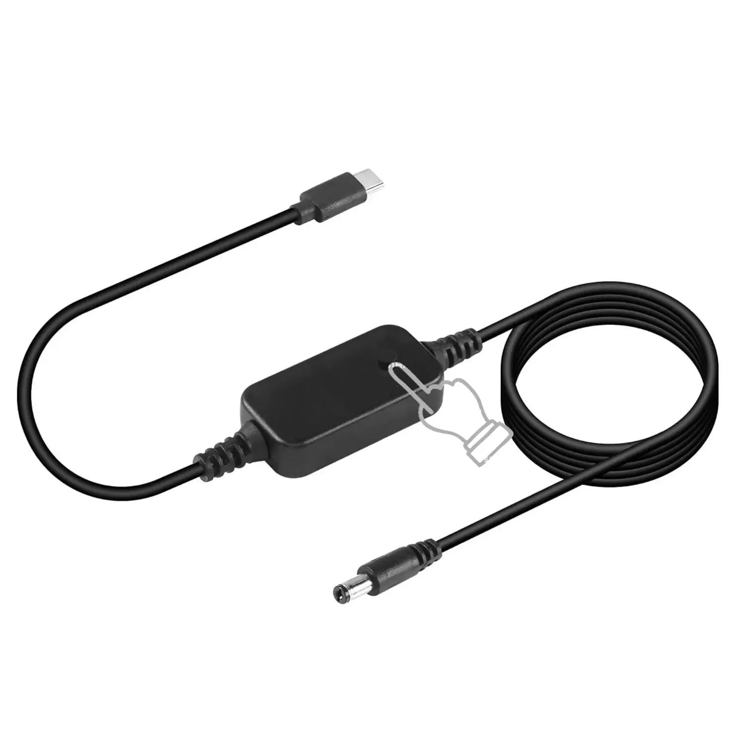 

Type C to DC5 5x2 1mm Power Adapter 5-20V Adjustable Voltage PD Fast Charging Cord for Lenovo Asus HP Acer Laptop and Devices