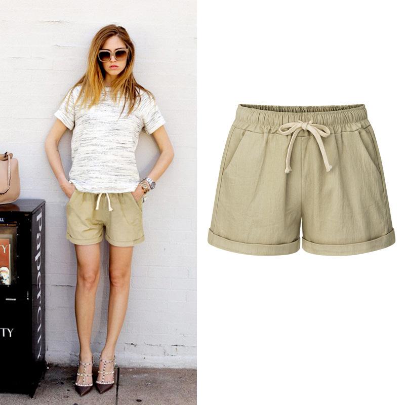 Shorts Female Summer Pants Casual Pants Loose Large Size Was Thin and Thin Casual Women's Pants