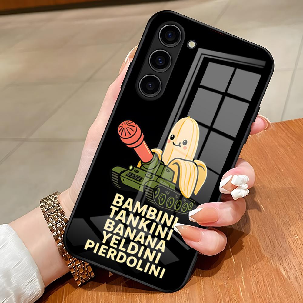 

Animals Italian Brainrot Phone Case For Samsung S26 S25 Edge Ultra S23 S22 S21 S20 Ultra Plus S24 Fe A54 A53 A25 Glass Cover Samsung A55