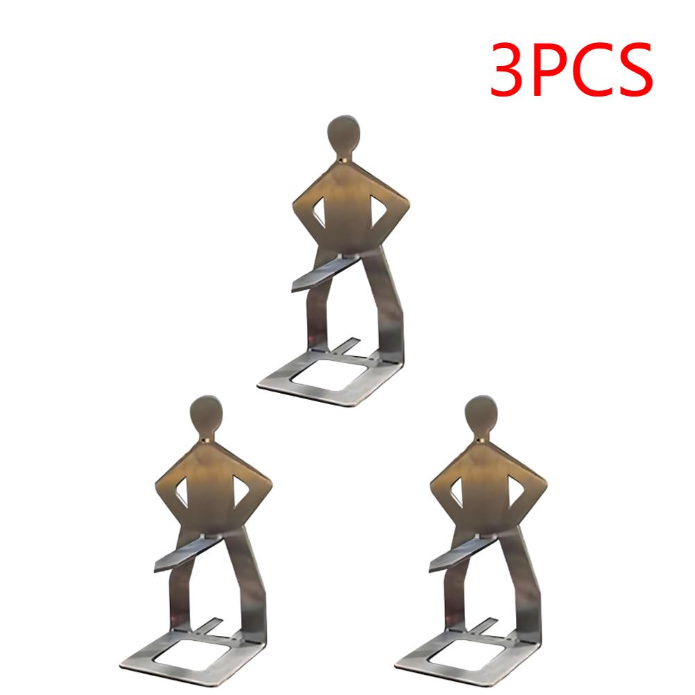 1-3PC Funny Sausage Rack BBQ Standing Man Cookers Basket Wind Rack BBQ Fork for Camping Outdoor Picnic Kitchen Grill Accessories