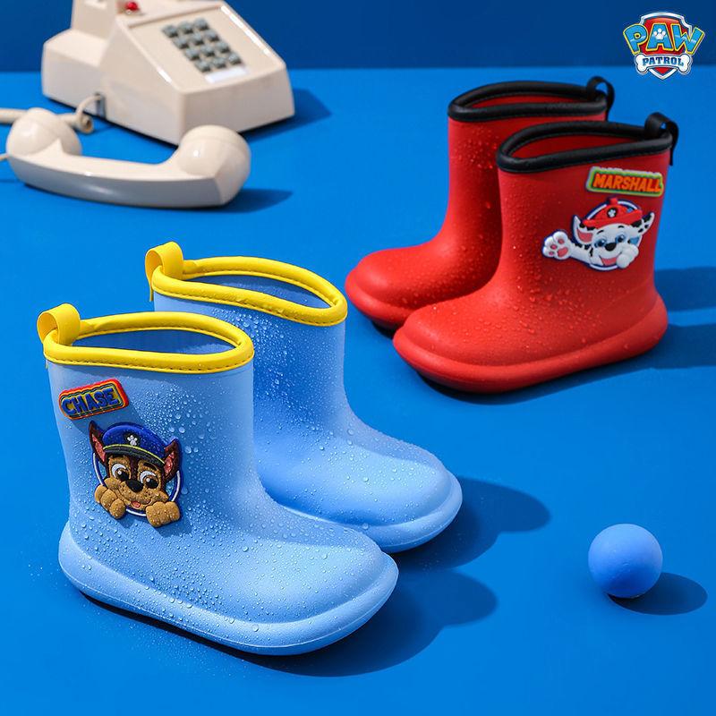 Paw Patrol Baby Rain Boots Children's Non-Slip Rain Boots Boys Cute Toddler Girls Waterproof Shoes Kids Rubber Shoes