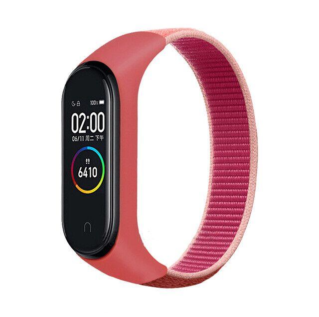 Xiaomi Mi Band 5 4 3 için Değiştirilebilir Bileklik Naylon Kayış Bilek Spor Bilekliği Mi Band 4 5 Miband 4 3 5 Band4 Akıllı Saat Kayışı