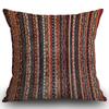1Pc Kilim Stripe Cushion Cover, Bohemian Tribal Geometric Print Throw Pillow Case, Ethnic Home Decor For Sofa Bedroom