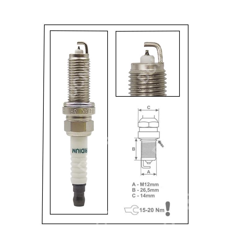 4PCS PE5S-18-110 ZC20HPR11 Iridium Spark Plug For Mazda M3 M6 CX-3 CX-5 2.0/2.5L PE5S18110 PE5S 18 110 Car Accessories
