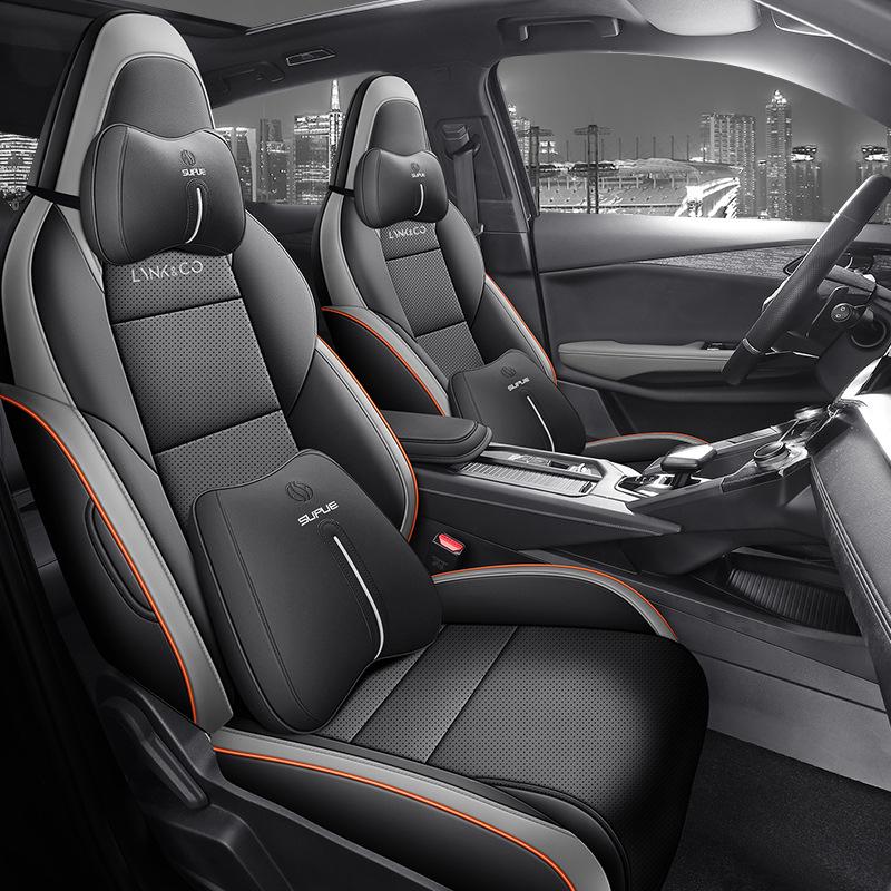 Lynk&Co 03 All-Season Leather Seat Cover for Five-Seater - Universal Full Coverage
