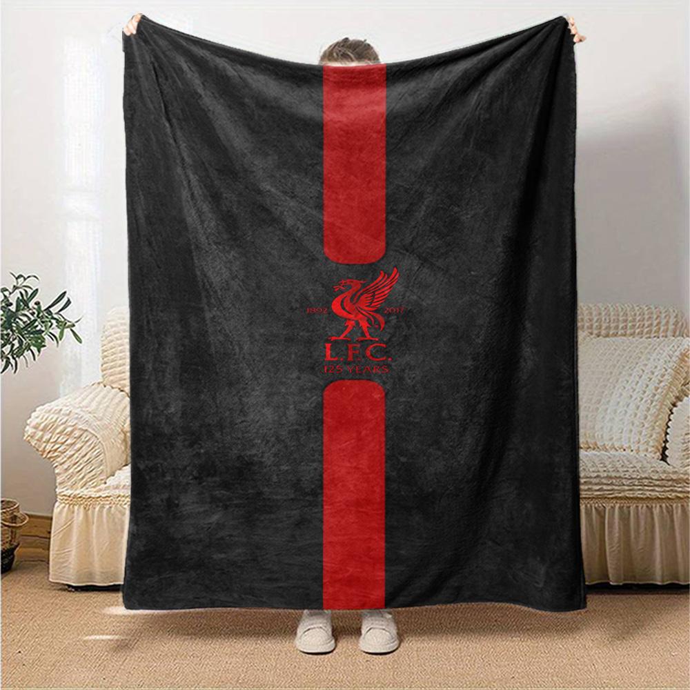 Liverpool Blanket Comfortable Perfect for Couch Bed Picnics for All Seasons Modern Gift for Travel Home Birthdays