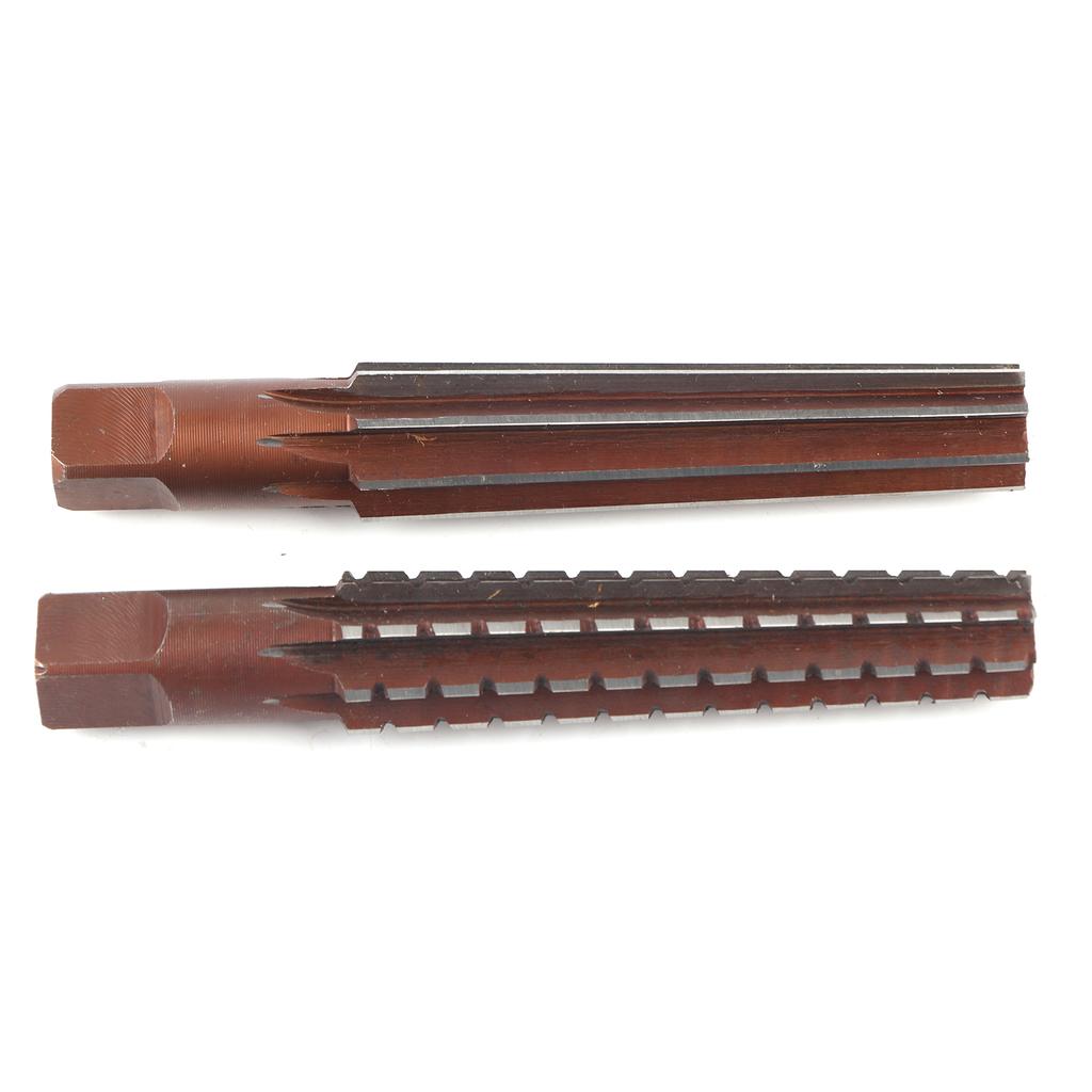 2pcs HSS MT3 Taper FineRough Reamer Cutter Tool Set Straight Shank