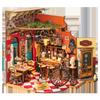 Rolife DIY Cheers Bar Miniature: Assembly Model House Gift for Girls