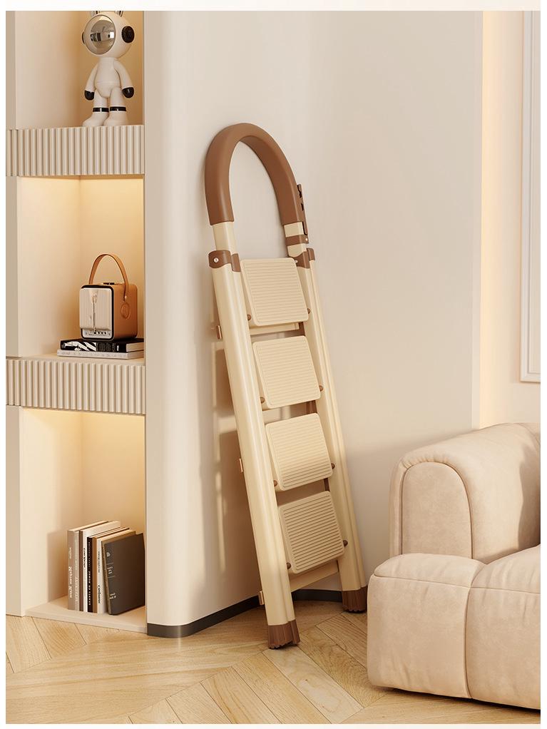 Carbon Steel Telescopic Folding A-Frame Ladder & Clothes Rack