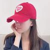 Women's Soft Top Distressed Baseball Cap