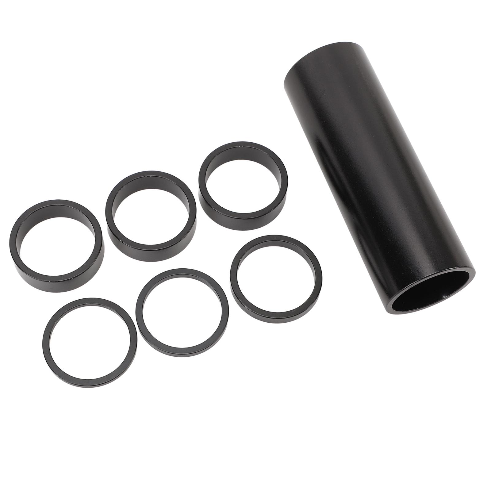 

7 ШТ. Проставочные кольца рулевой колонки велосипеда из алюминиевого сплава 28,6 мм, шайба передней вилки, проставка выноса руля велосипеда для