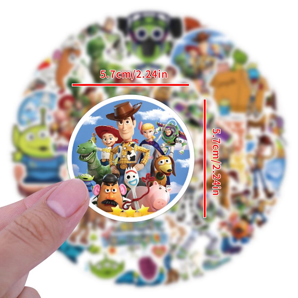 Toy Story Doodle Waterproof Stickers Set (55 Sheets) - Perfect for Skateboards and Water Cups