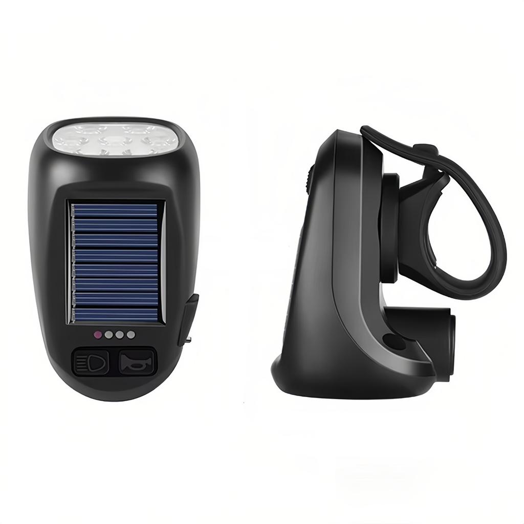 Super Bright  Flashlight, Hand Crank Solar Powered Rechargeable Led Flashlight Portable Spotlight  Emergency Flashlight for Camping Hiking Field Su