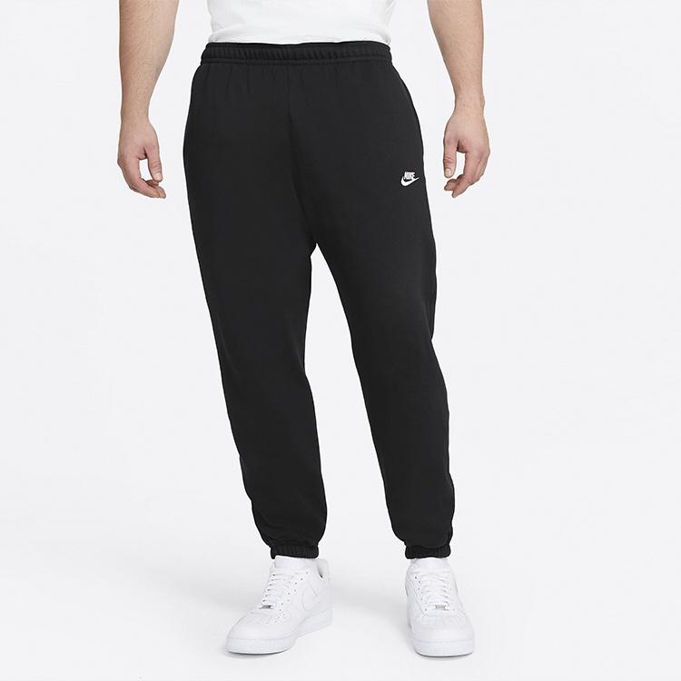 Nike Sportswear Club Fleece Printing Sports Trousers Black Men's BV2738-010