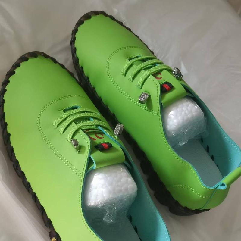 Zapatillas de Moda para Mujer Primavera Verano Nuevas Zapatillas Romanas de Suela Blanda Transpirables para Mujer Costuras Retro Suela de Magdalenas Tallas Grandes Zapatos para Mujer