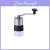 Modern Stainless Steel Manual Coffee Grinder With Adjustable Coarseness For Office Use