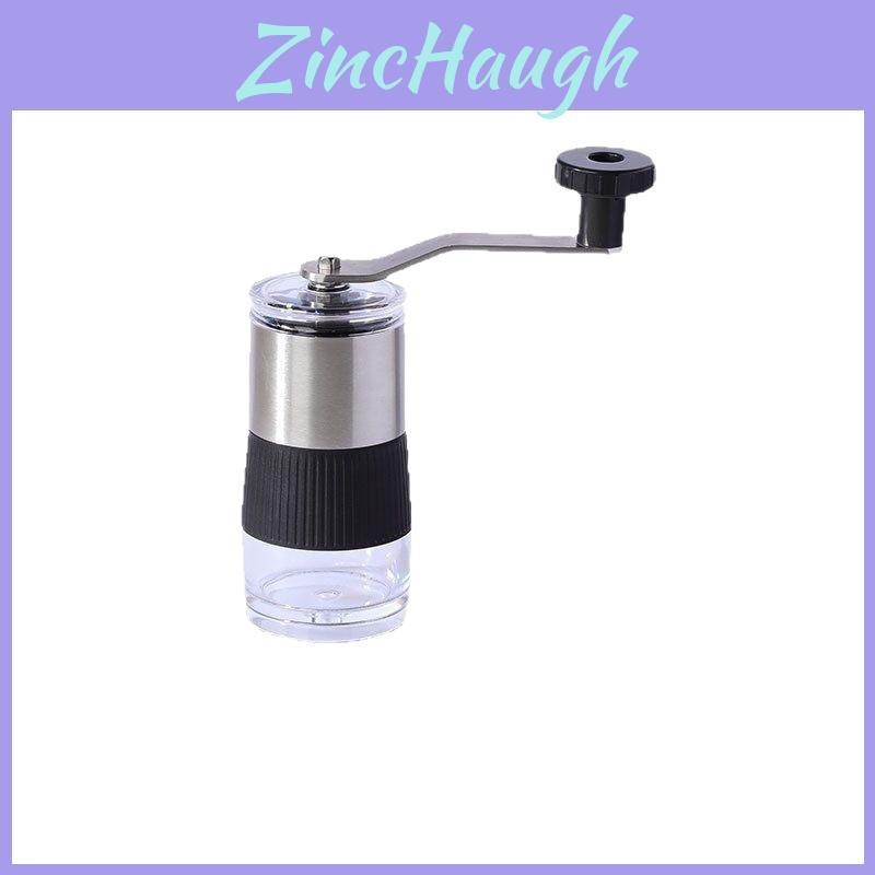 Modern Stainless Steel Manual Coffee Grinder With Adjustable Coarseness For Office Use