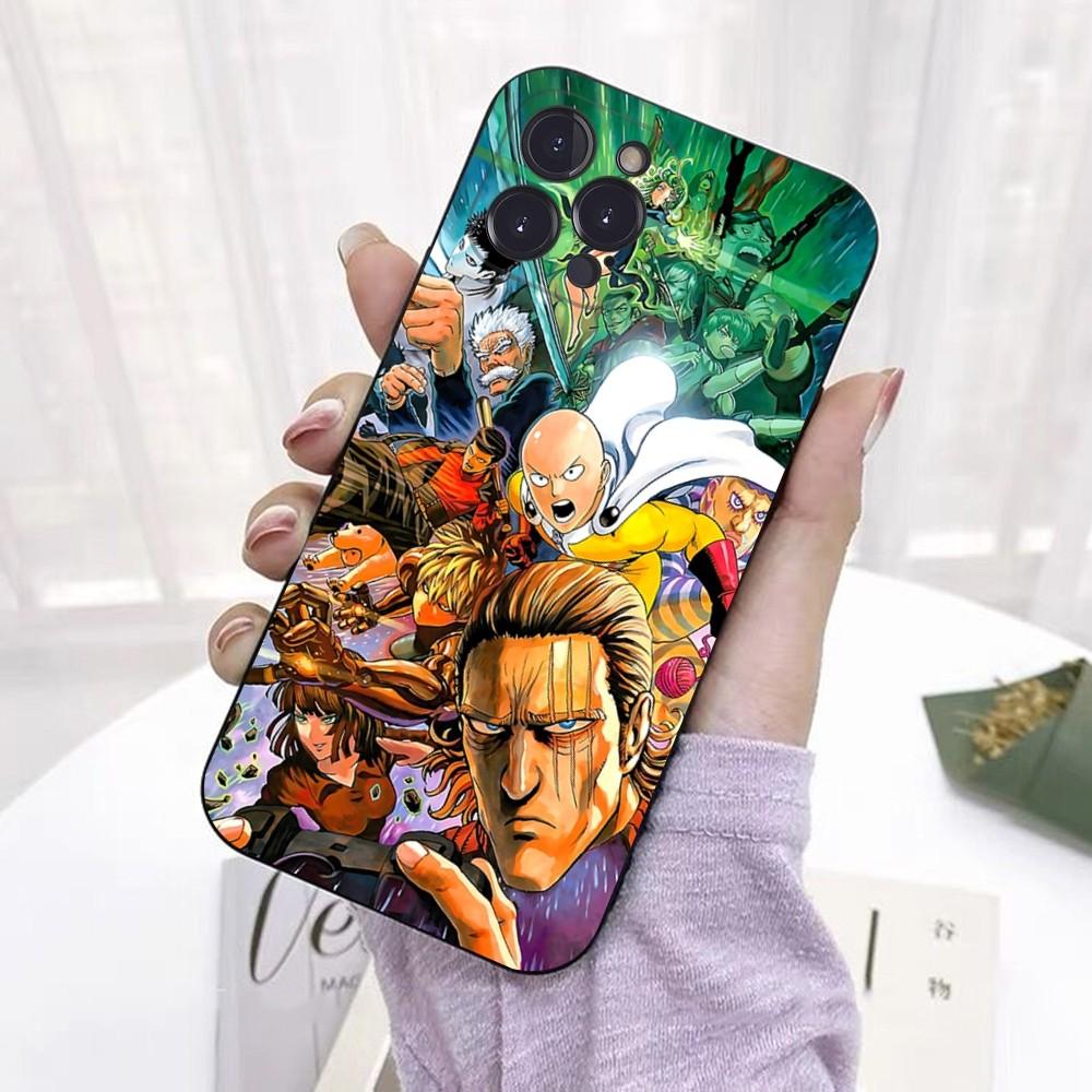 One Punch Man Phone Case For IPhone 16 15 14 11 12 13 Mini Pro XS Max Cover 6 7 8 Plus X Funda Shell