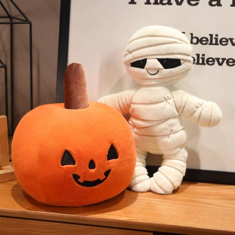 Halloween Cute Funny Cartoon Pumpkin Mummy Plush Toy Children Gifts Holiday