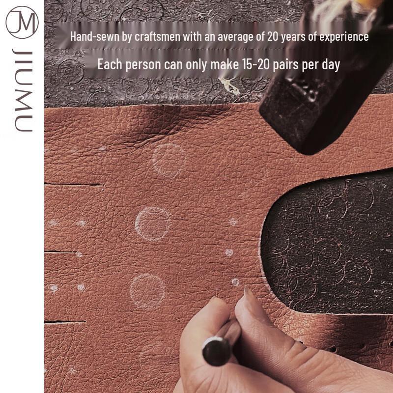 JIUMU Men's Thermal Cycling Leather Gloves