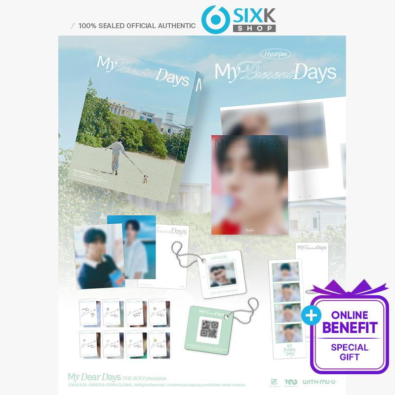 

[Pre-order] THE BOYZ HYUNJAE Photobook [MY Present days] (Online Benefit) POB WITHMUU