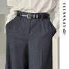 ELLASSAY Women's 100% Lambswool Wide-Leg Trousers
