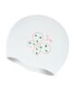 Laelliseupocheu [Rruc506 Wht] Butterfly Silicone Swim Cap White