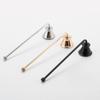 Candle Snuffer Stainless Steel Smokeless Candles Wick Bell snuffer Put Off flame Tool Cutter Black Gold Rose Silver Decoration