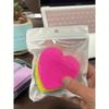 8pads 30sheet/pad Heart-Shaped Lined Sticky Notes - Vibrant Colorful Reminders for Tips, Self-Adhesive Memo Pads