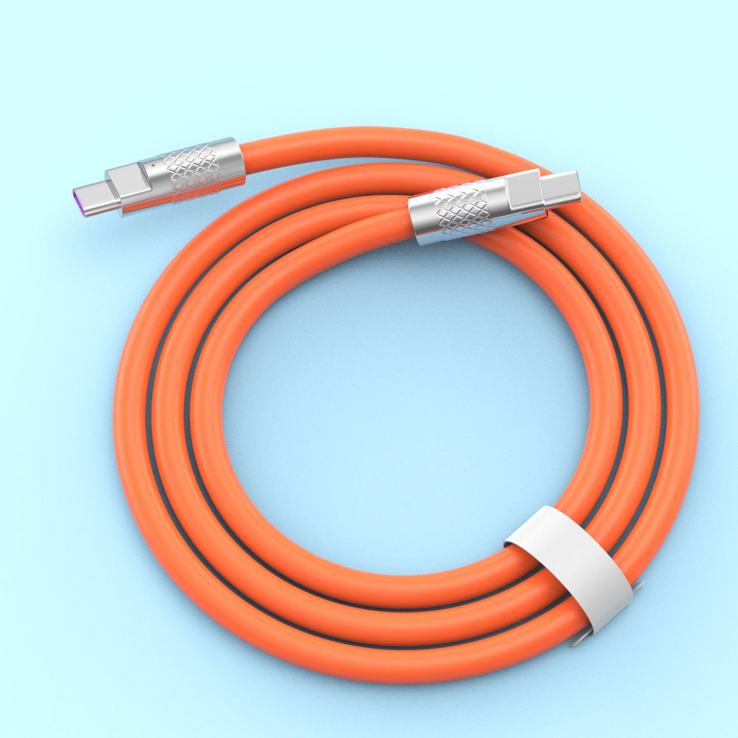 

Совместимый с Apple PD27W кабель USB-C — USB-C 60 Вт для быстрой зарядки ноутбуков Type-C to Type-C 1m белый