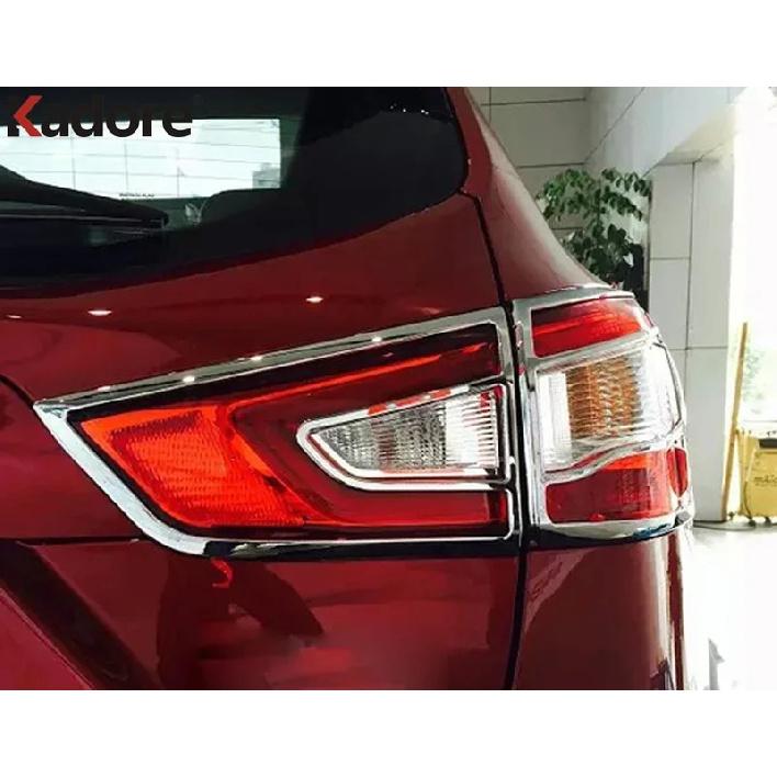 Rear Tail Light Lamp Cover Trim For Nissan Qashqai J11 2014 2015 2016 Chrome Car Taillight Molding Garnish Trims Accessories